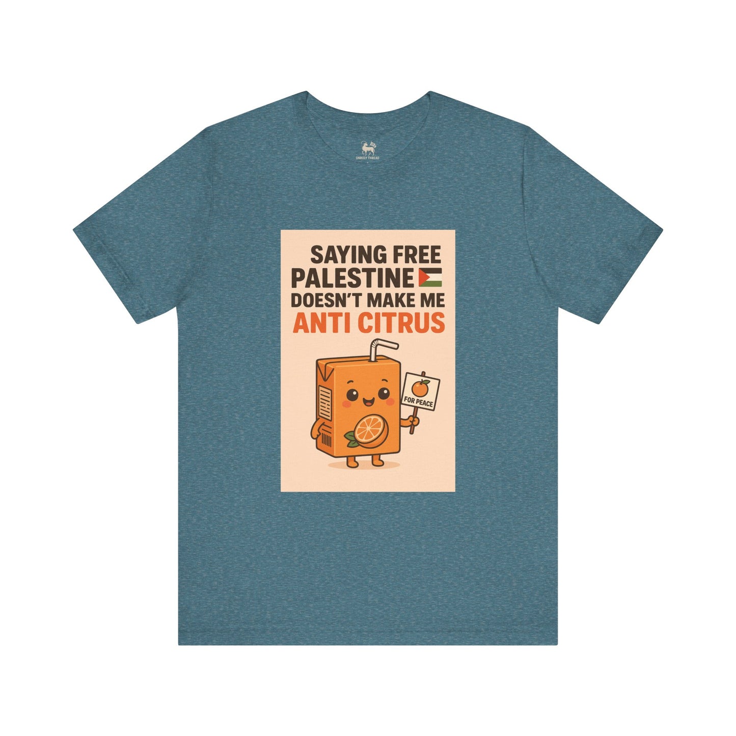 The Juice Box T-Shirt | Unruly Thread Activist Streetwear | Bella + Canvas 3001