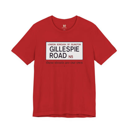 Gillespie Road | Arsenal N5 Street Sign Tee