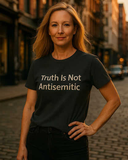 Truth Is Not Antisemitic  | Unisex Jersey Short Sleeve T-Shirt, Thought-Provoking Apparel