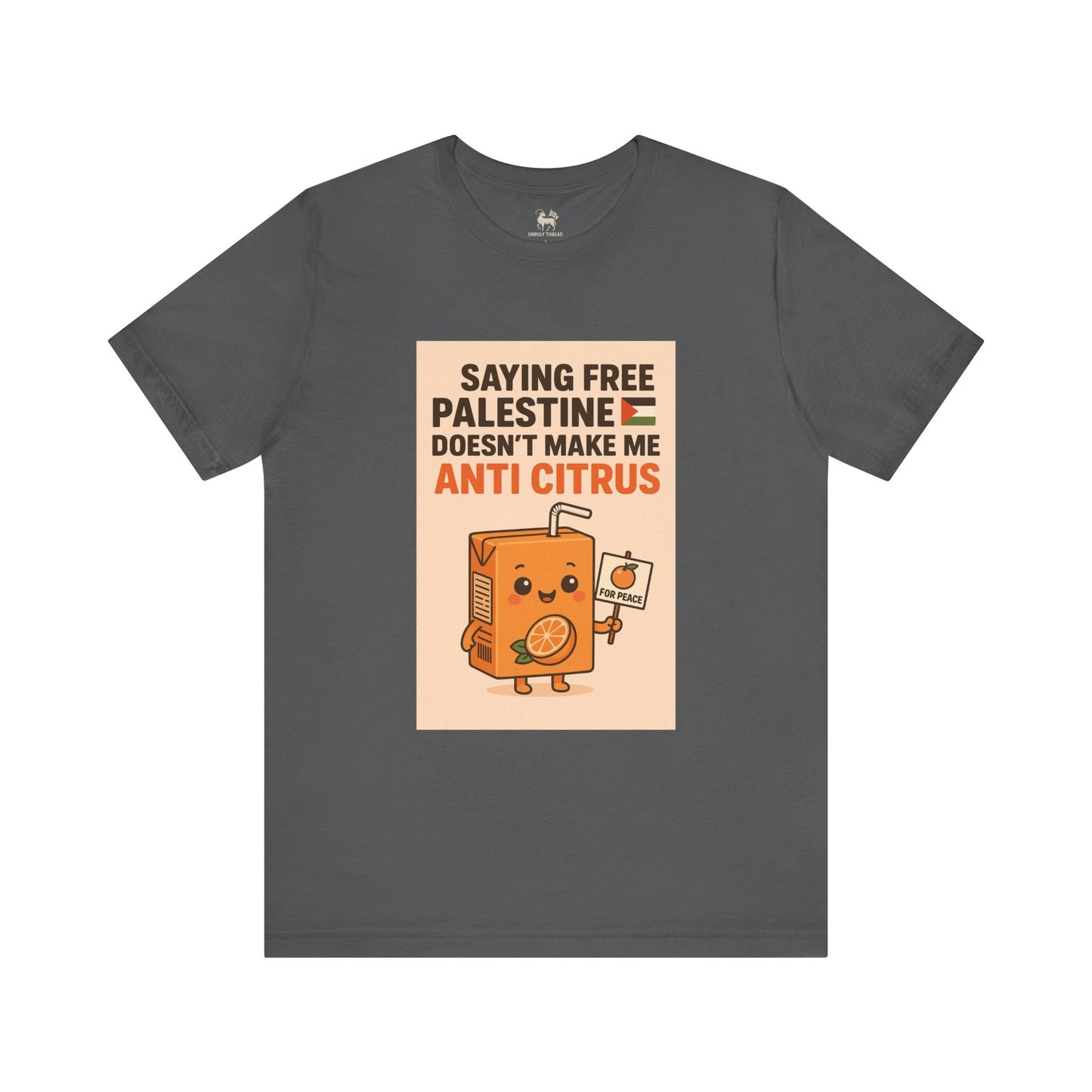 The Juice Box T-Shirt | Unruly Thread Activist Streetwear | Bella + Canvas 3001