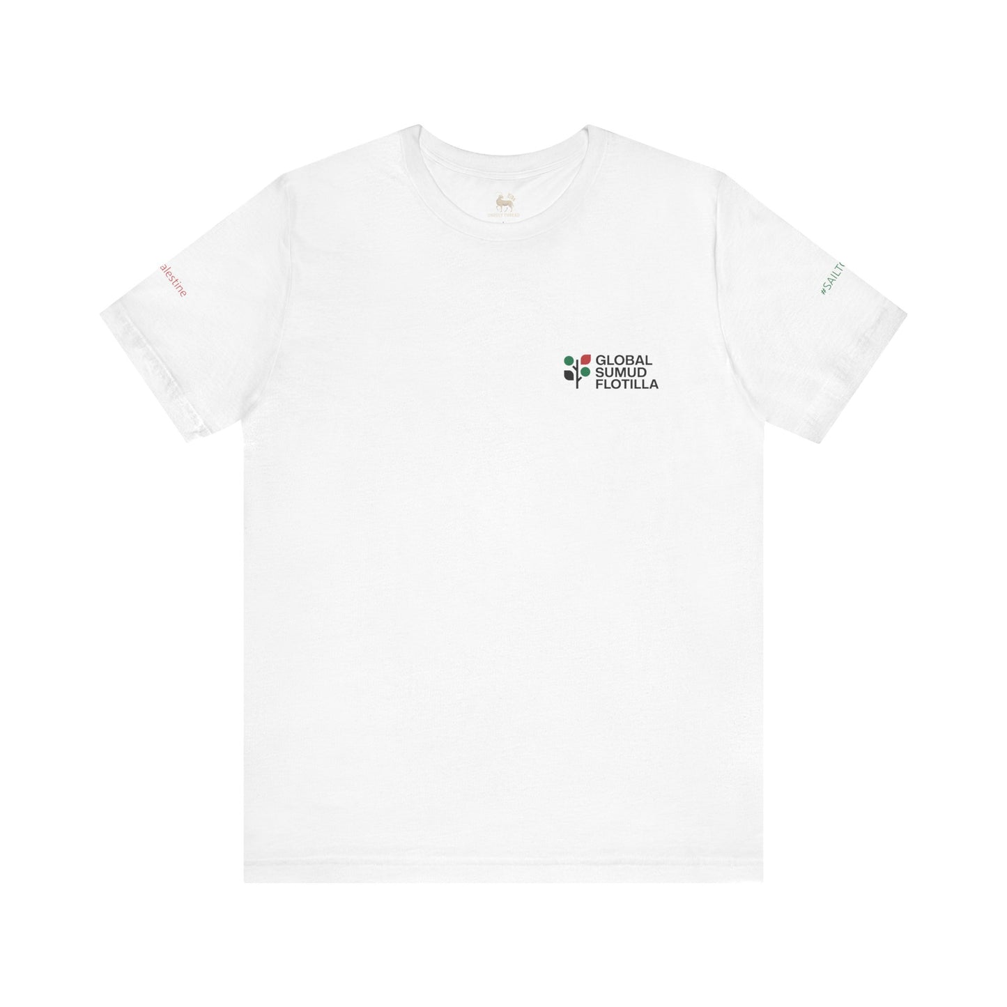 🩶 GLOBAL SUMUD FLOTILLA — RESISTANCE EDITION | Unisex Jersey Short Sleeve T-Shirt, Thought-Provoking Apparel